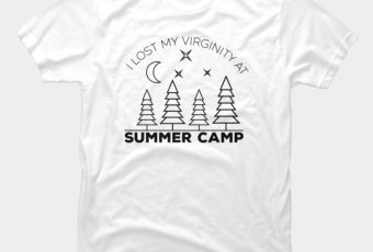i lost my virginity at summer camp tshirt