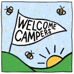 welcome campers art