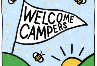 welcome campers art